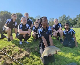 Hewett Academy Fishing trip at Shallowbrook Lakes Sept 2023